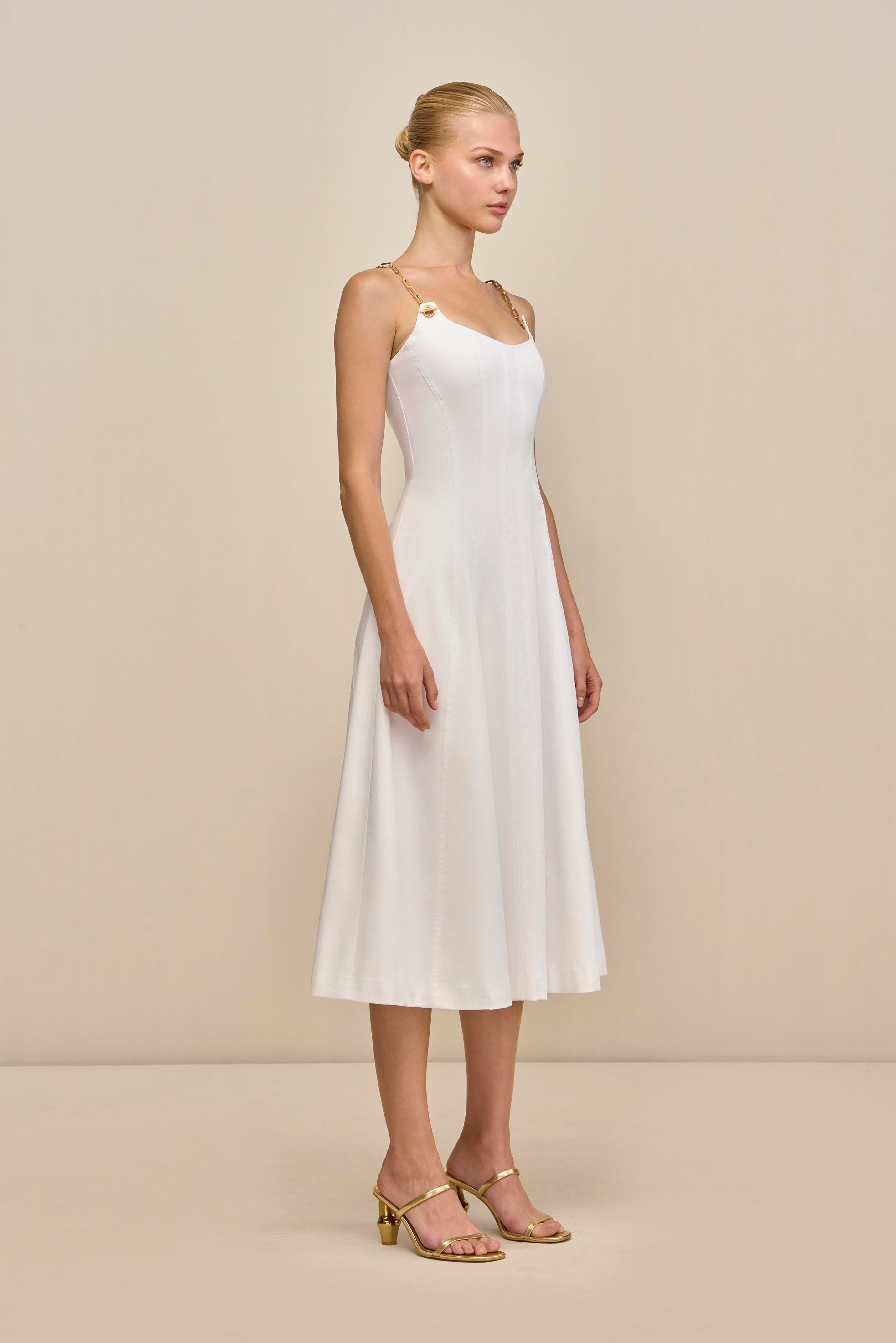 KENDRA DRESS - OFF WHITE