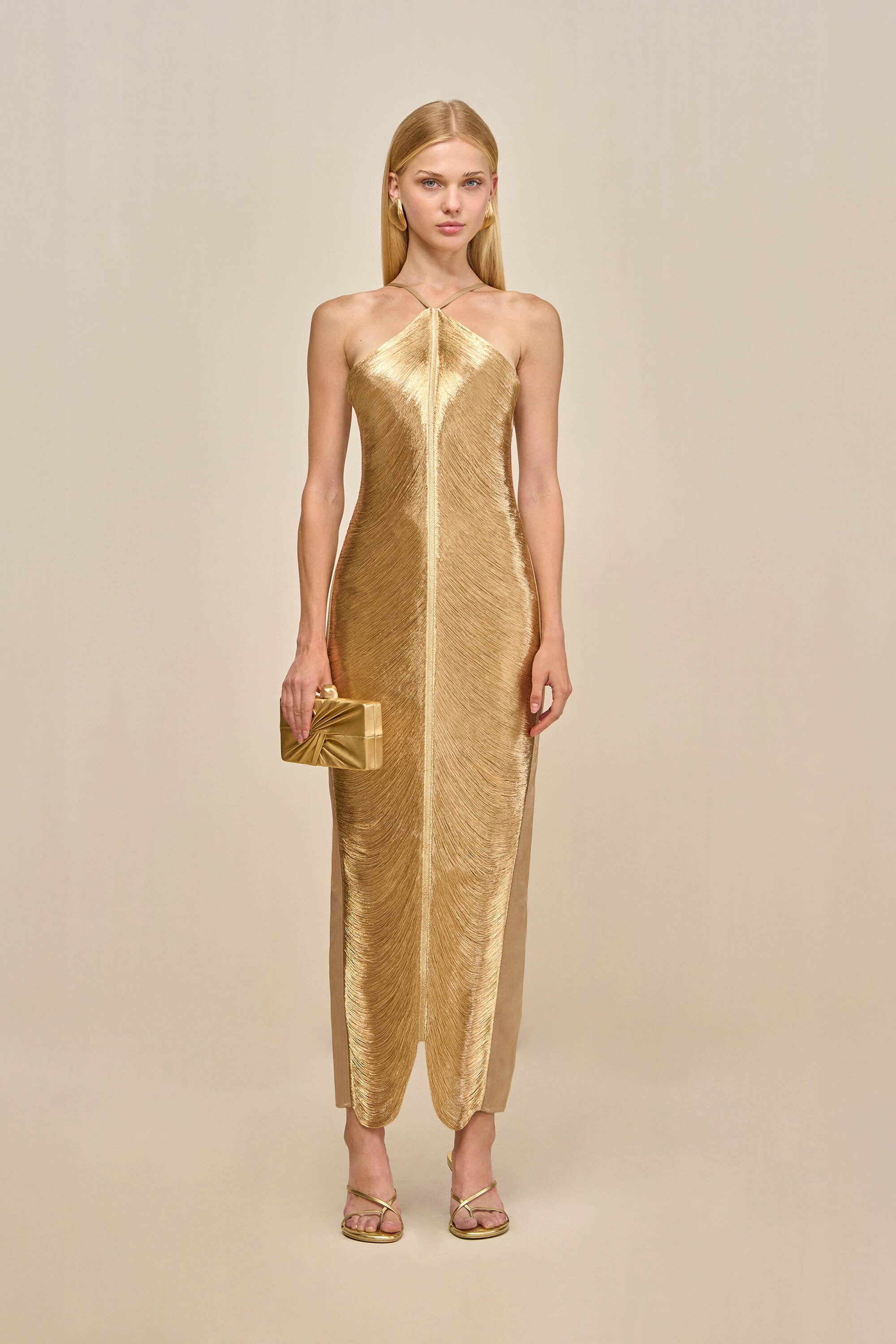RENATA GOWN - LIGHT GOLD