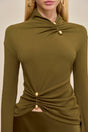 CALLIE KNIT TOP - ROSEMARY