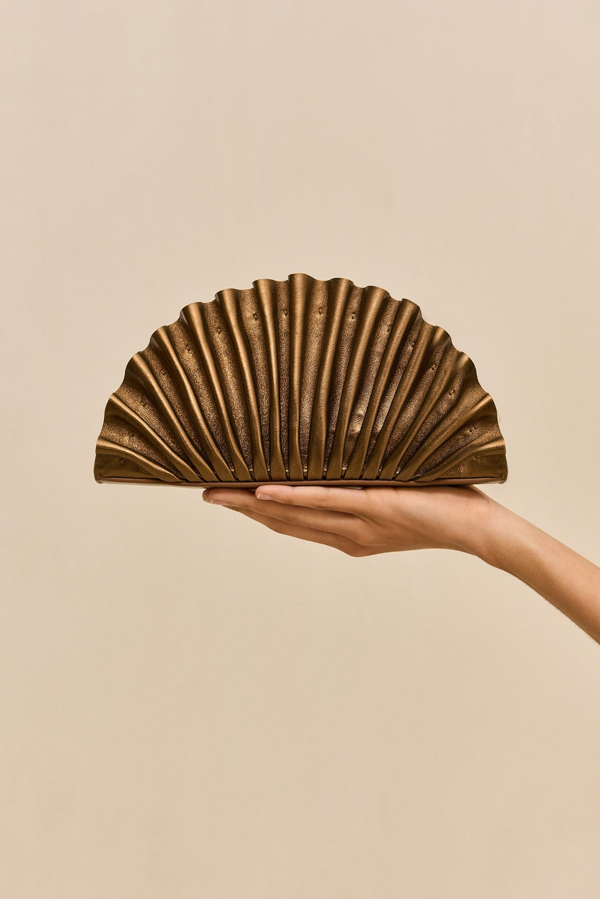 NALA MINI CLUTCH - BRONZE