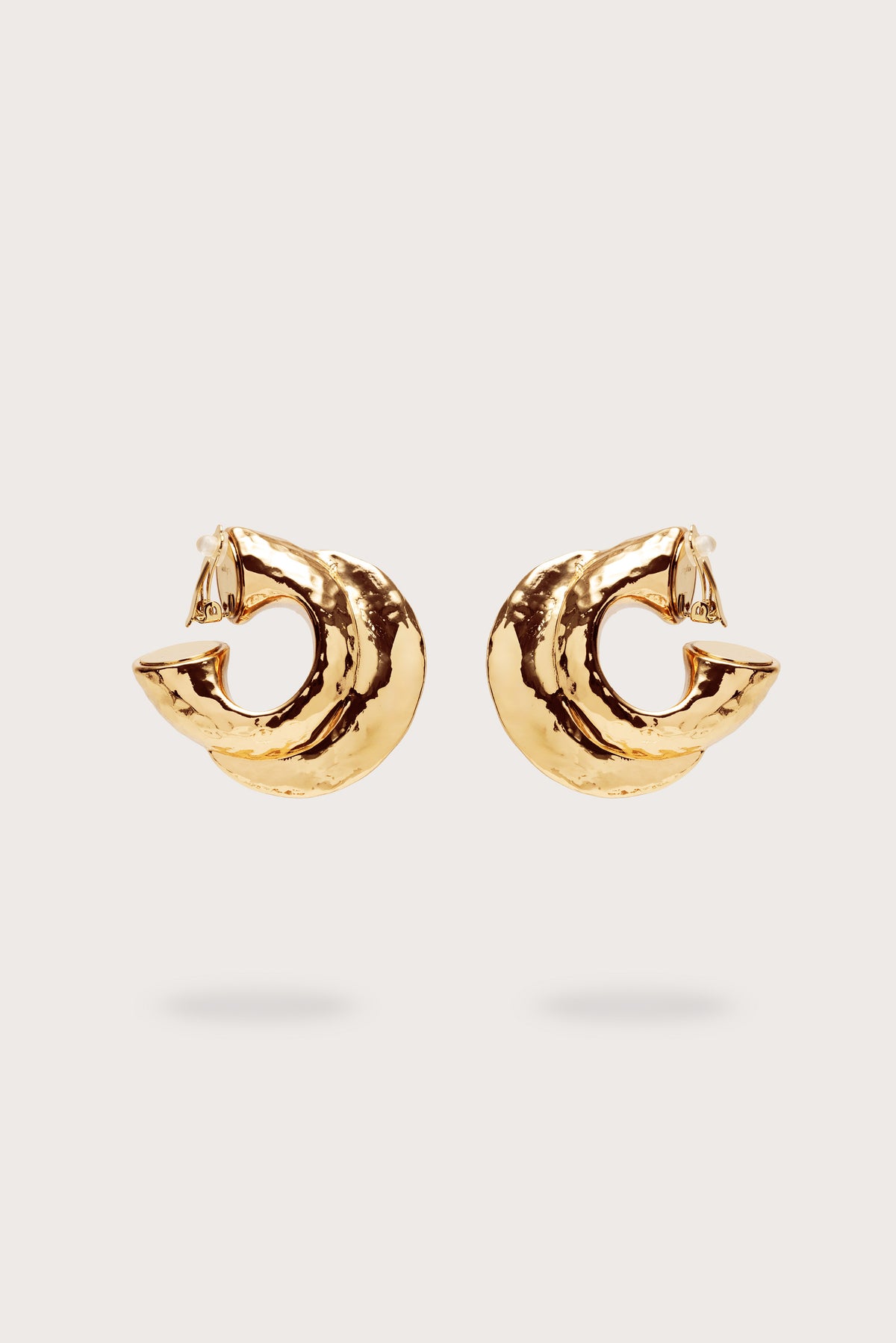 NOVA EARRING - SHINY BRASS
