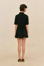 ROM KNIT SKIRT - BLACK