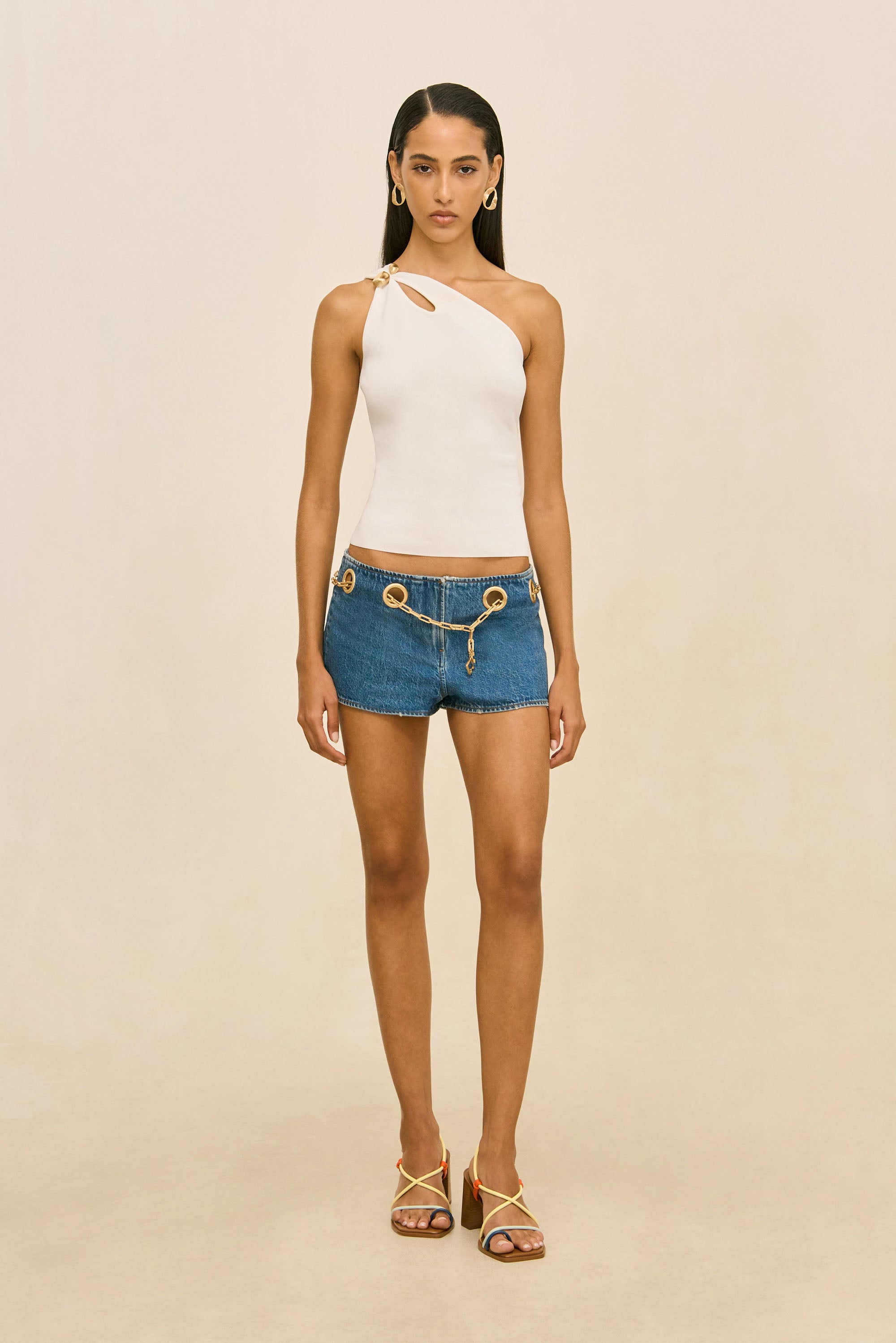 ANOUK KNIT TOP - OFF WHITE