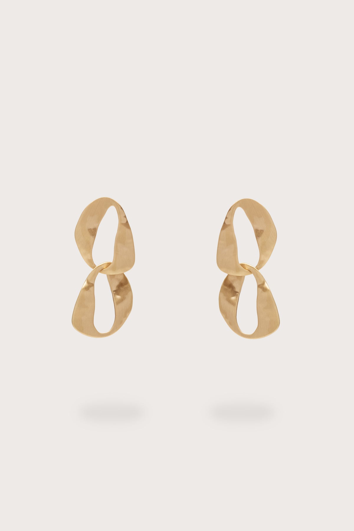 RUE MINI DROP EARRING - BRUSHED BRASS