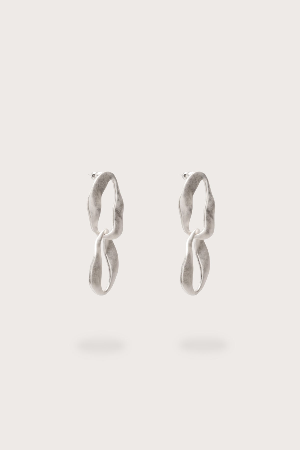 RUE MINI DROP EARRING - ANTIQUE SILVER