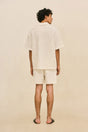 LUCIO SHORT - OFF WHITE MULTI