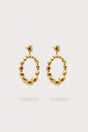 SIRA EARRING - GOLD FOILED WOOD