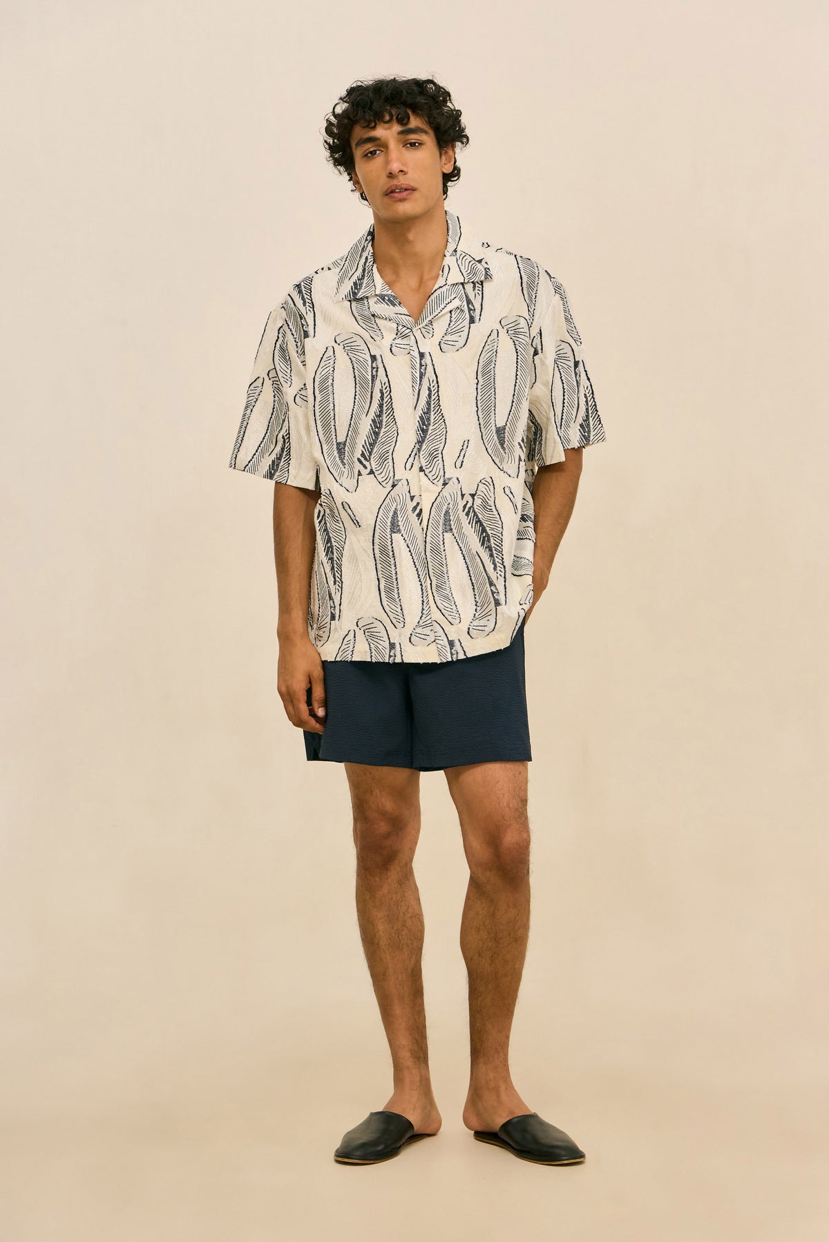 NICCO SWIM SHORT - DEEP LAKE