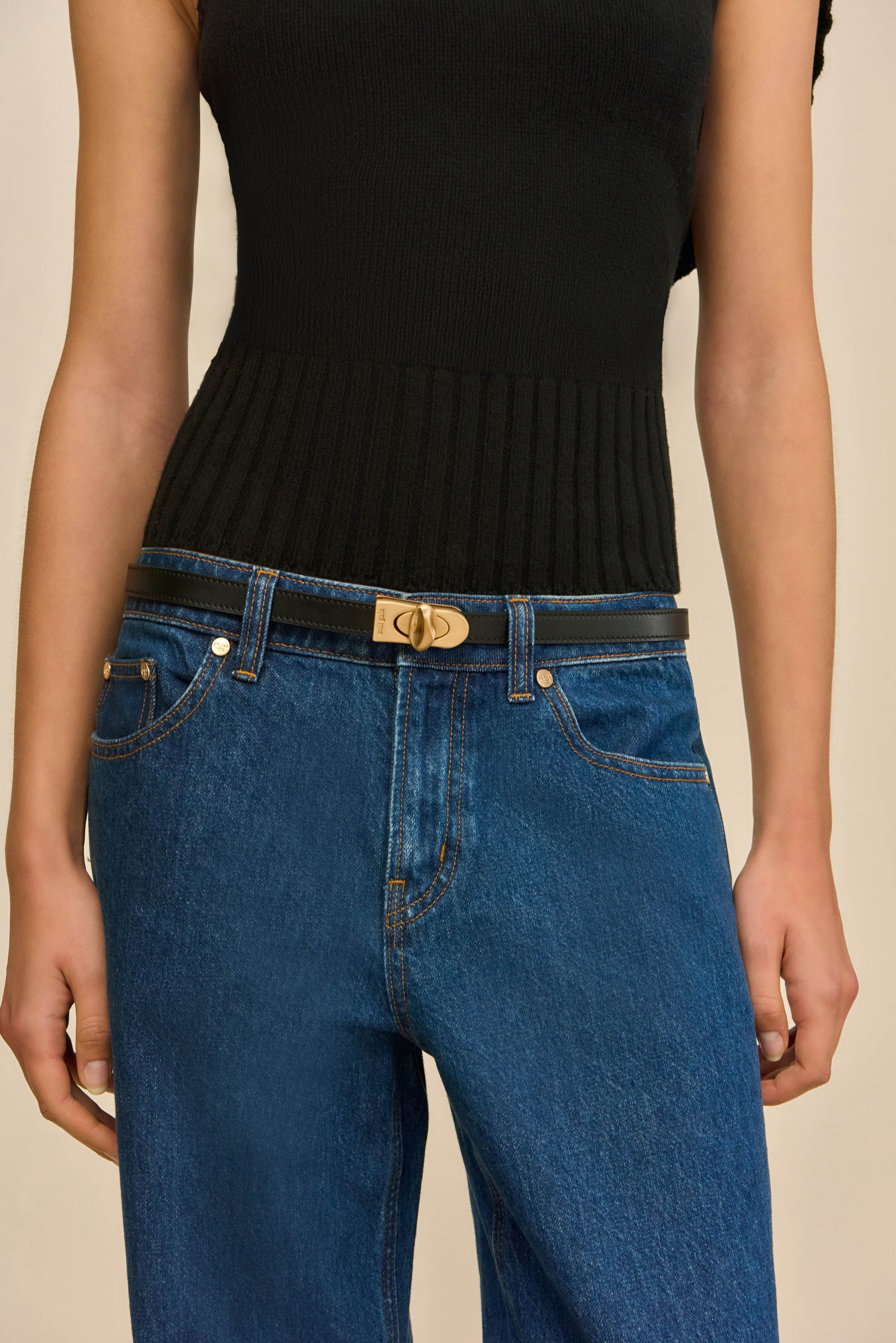 YASMIN BELT - BLACK