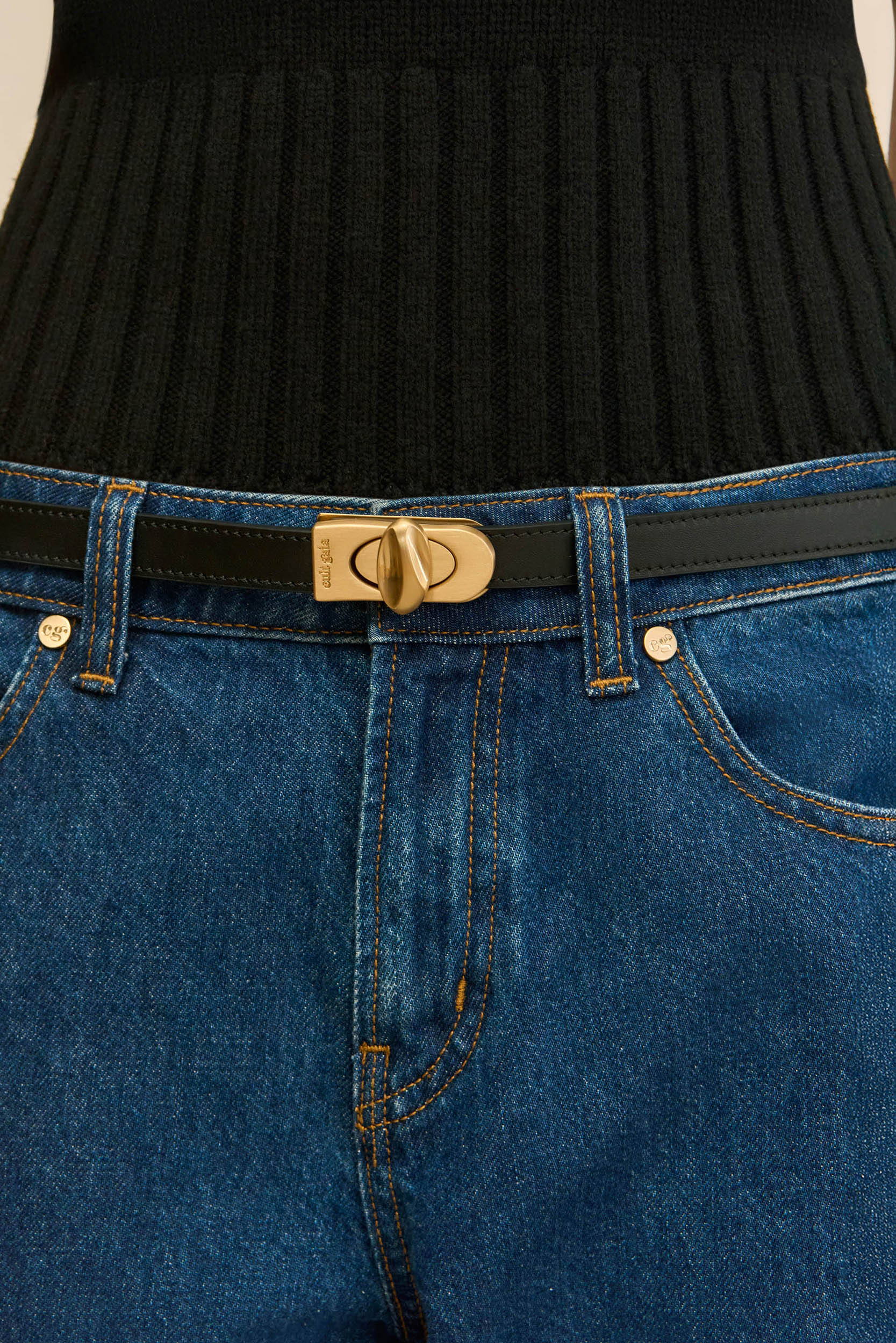 YASMIN BELT - BLACK