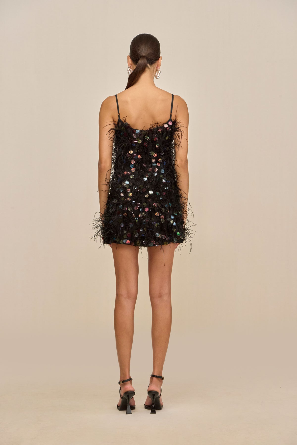 ASTRO DRESS - BLACK MULTI