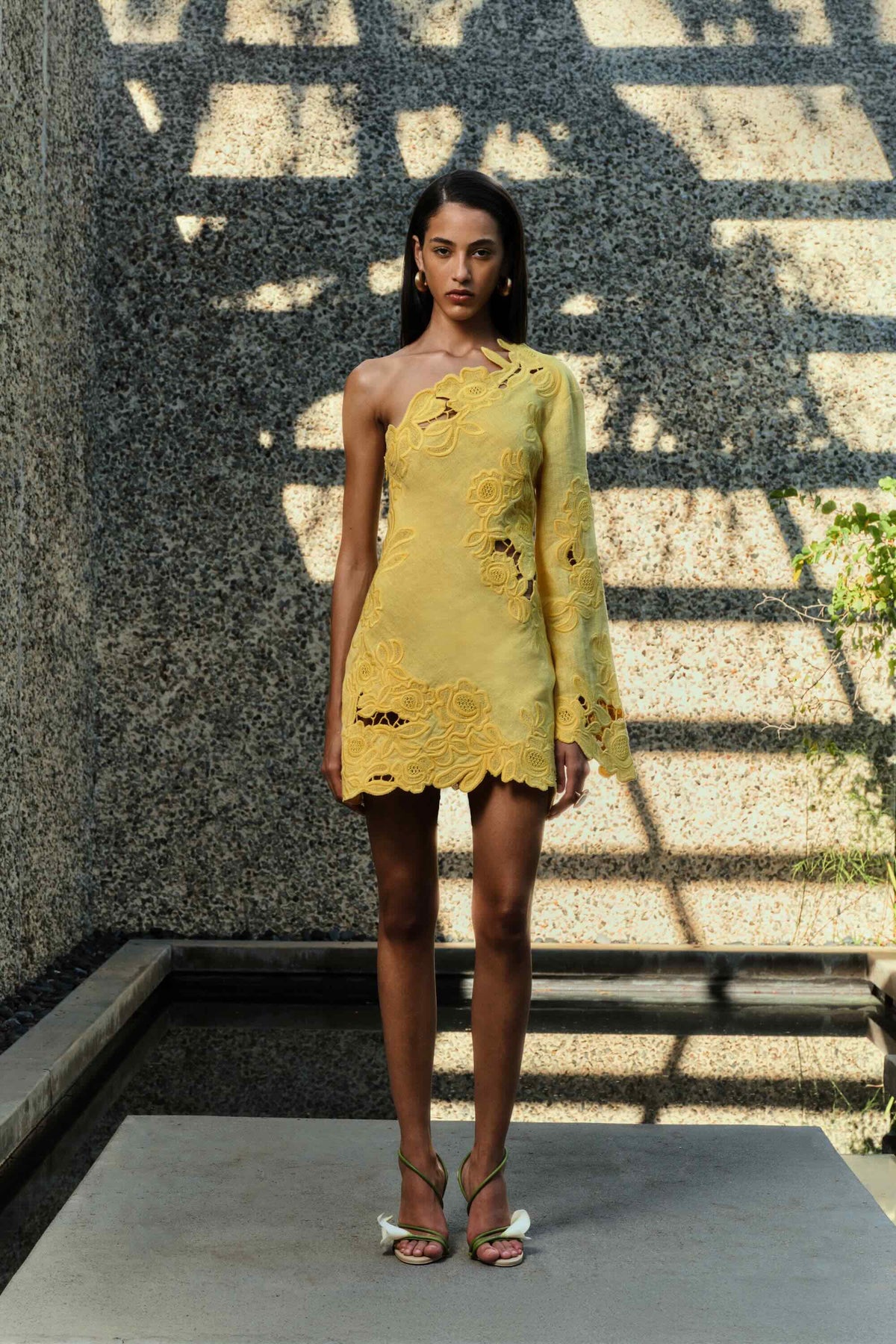 MARLENA DRESS - CANARY